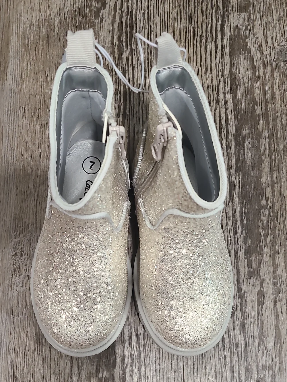 Cat & Jack Toddler Flora Chelsea Boots SIZE 7